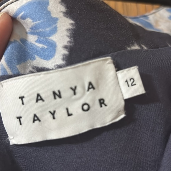 Tanya Taylor Amber Floral One-Shoulder Belted Mini Dress - Picture 4 of 6